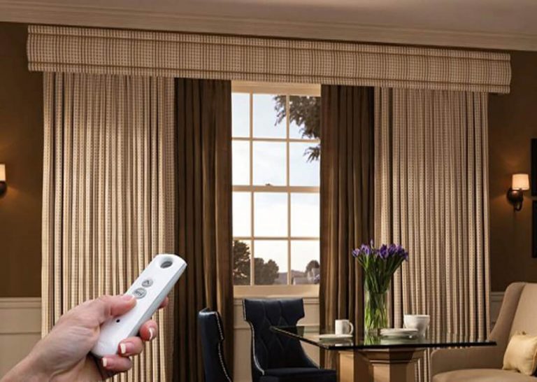 automatic curtains for living room
