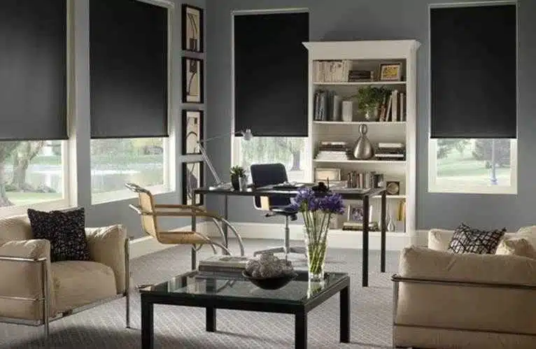 Blackout roller blinds