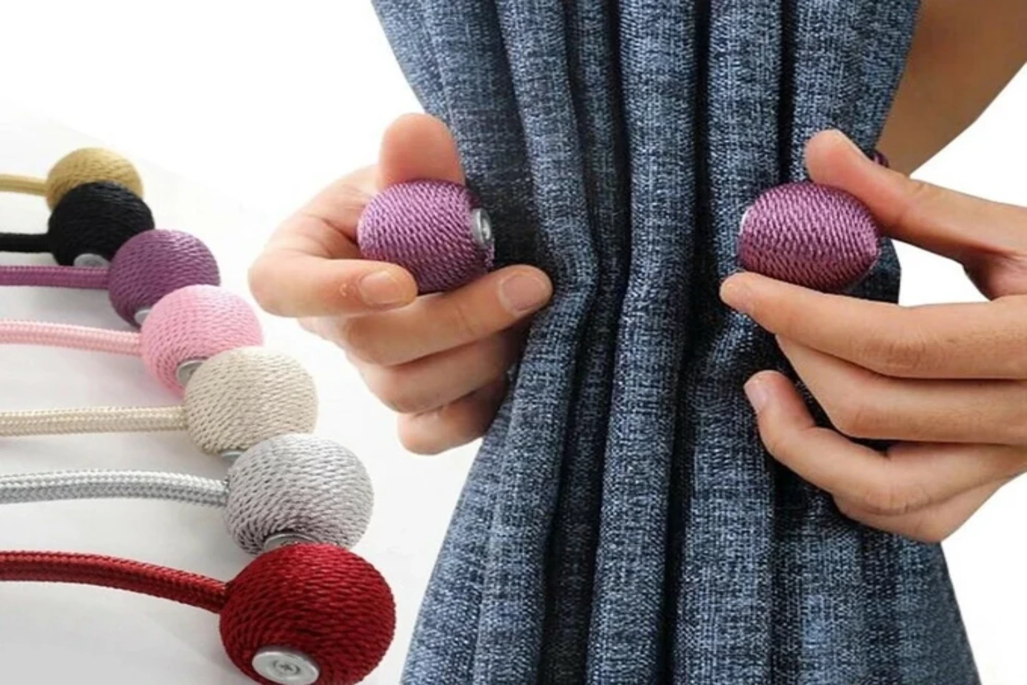 Magnetic Curtain Hooks 