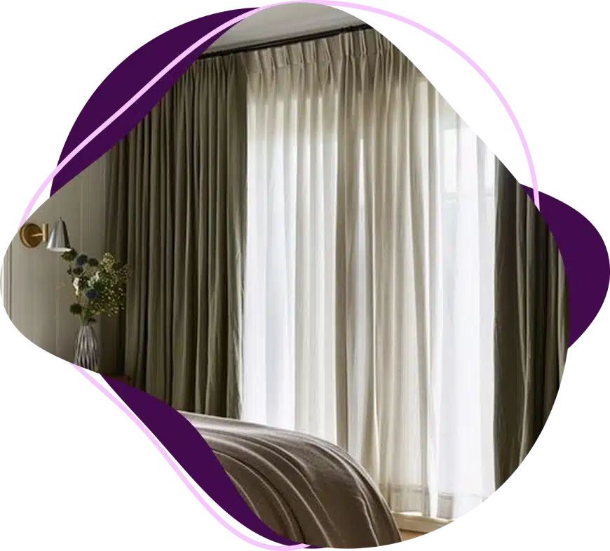 Modern Linen Curtains In Dubai