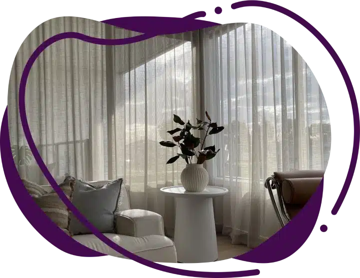 Modern Sheer urtains Dubai