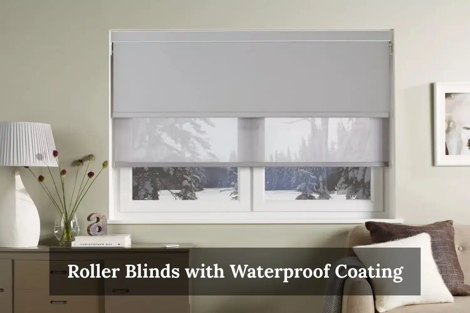 Roller Blinds with Waterproof Coating