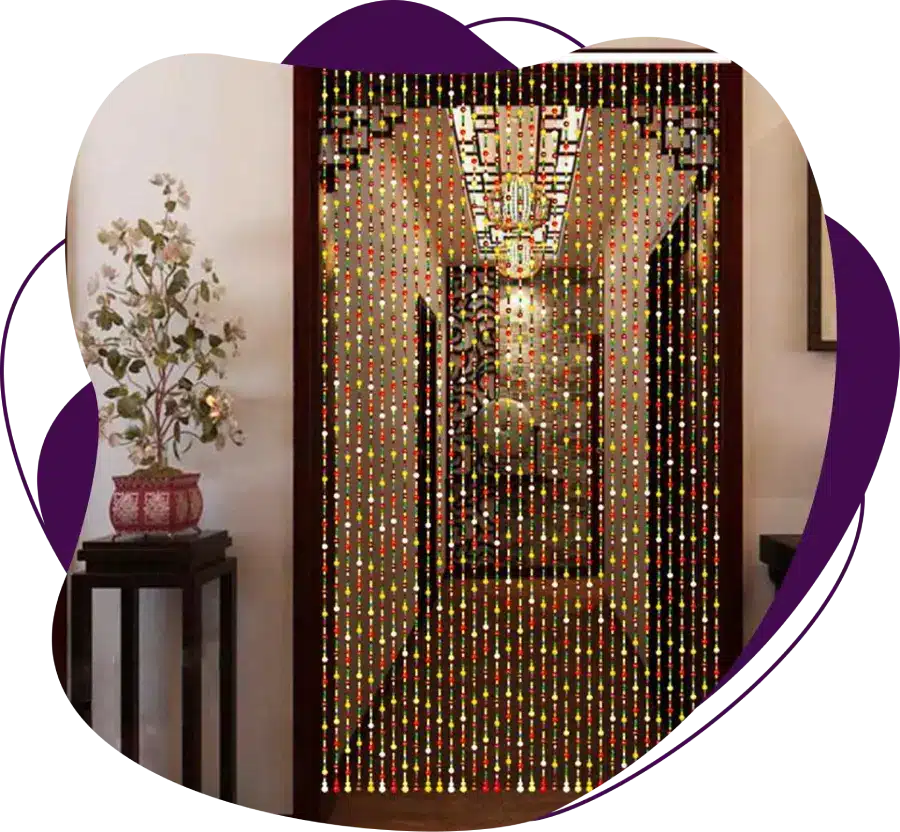 Custom beaded curtains Dubai