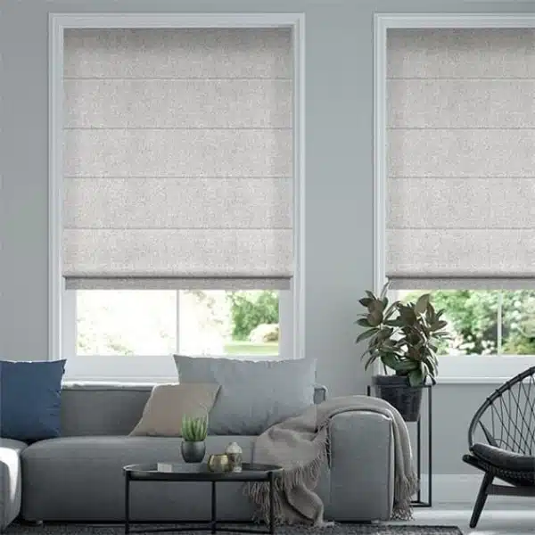 Living Room Roman Blinds Dubai