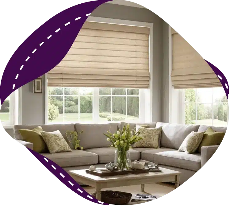 Luxury Roman Blinds in Dubai