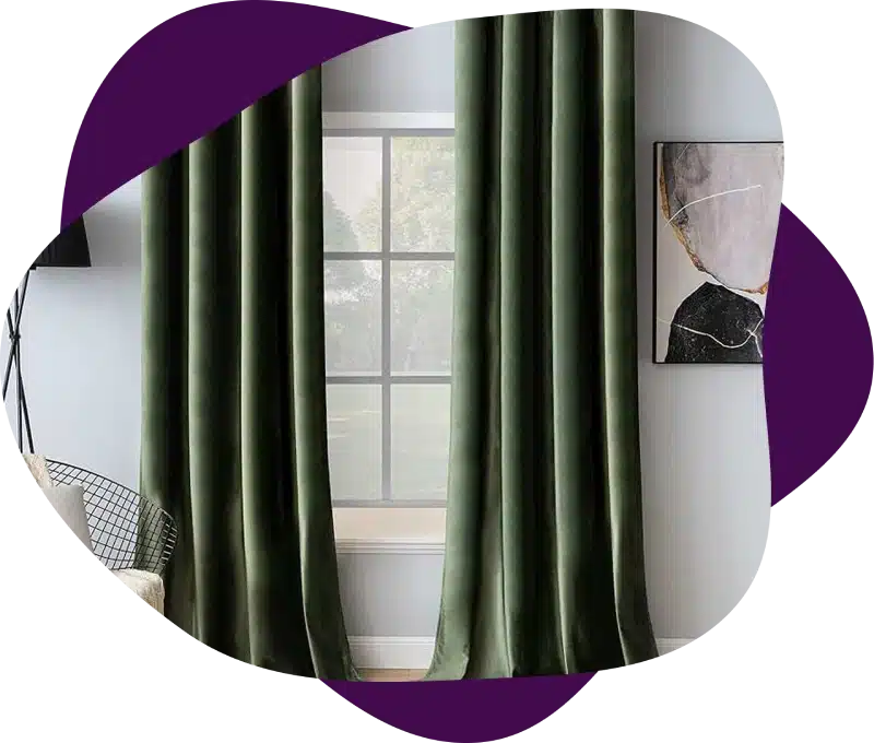 Made to measure velvet curtains Dubai
