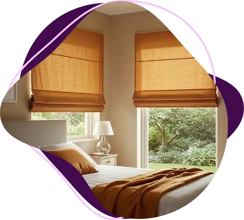 Modern Roman Blinds in Dubai
