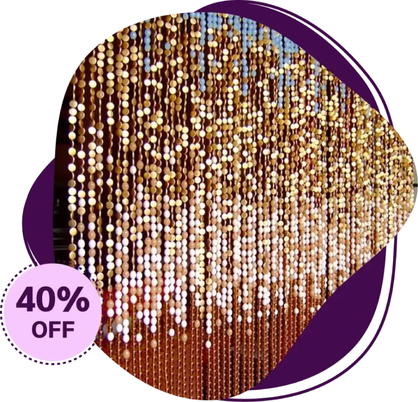 Modern beaded curtains Dubai