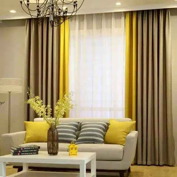 Modern Living Room Curtains Dubai