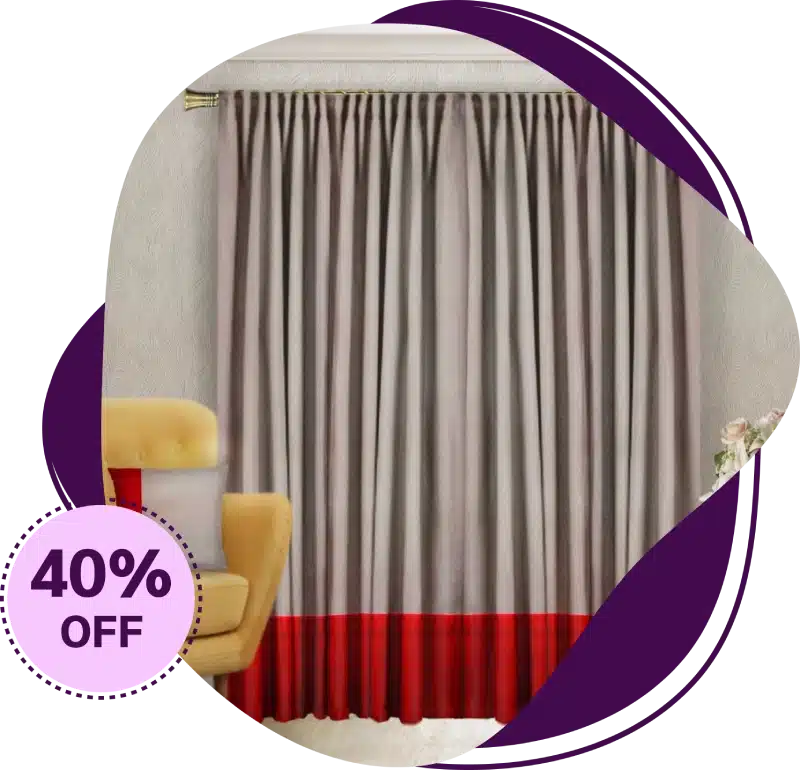Ripple fold curtains Dubai