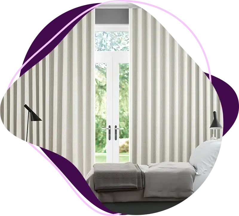 Wave curtains for living room Dubai