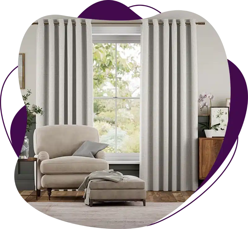 Wave fold curtains UAE