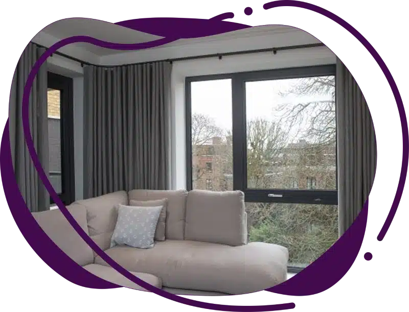 Wave sheer curtains Dubai