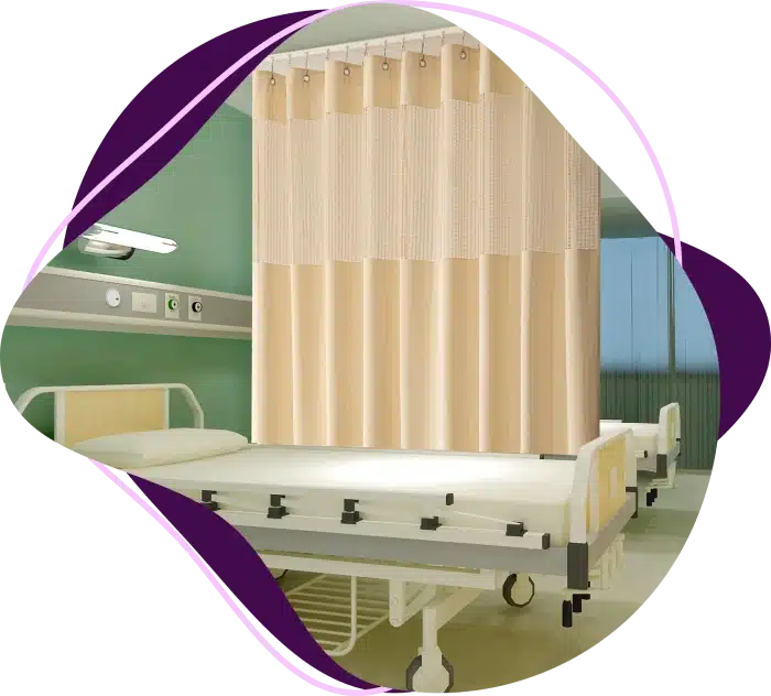 hospital partition curtains Dubai