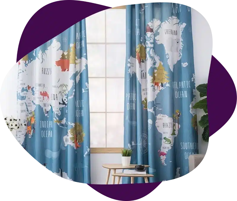 nursery curtains Dubai