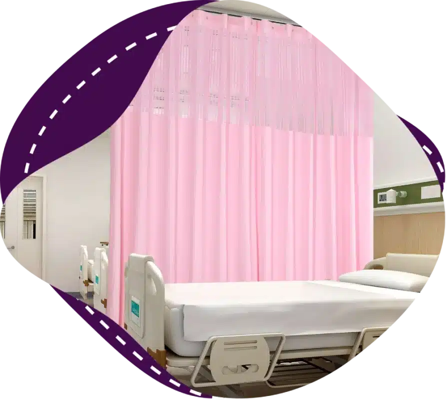 washable hospital curtains Dubai