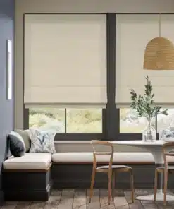 Bijou Linen Alabaster Roman Blind