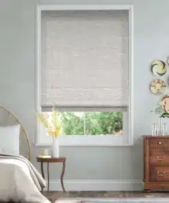 Electric Arlo Oatmeal Coconut Double Roman Blind