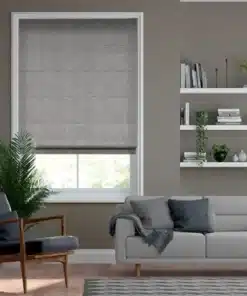 Harrow Grey Wash Roman Blind