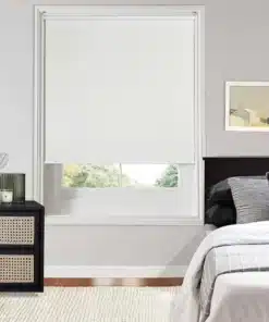 Toledo Blackout Crisp White Roller Blind