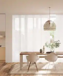 Belize Natural White Panel Blind