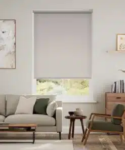 Chromium Thermal Blackout Putty Roller Blind