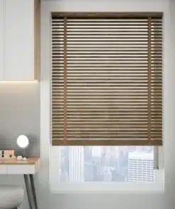 Classic Wooden Venetian Blinds – Bronze