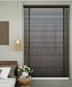 Classic Wooden Venetian Blinds – Mahogany