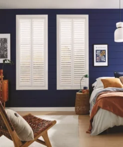 Faux Wood Shutter Hidden Tilt Rod