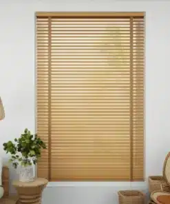Golden Oak Wooden Venetian Blinds