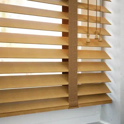 Golden Oak Wooden Venetian scaled