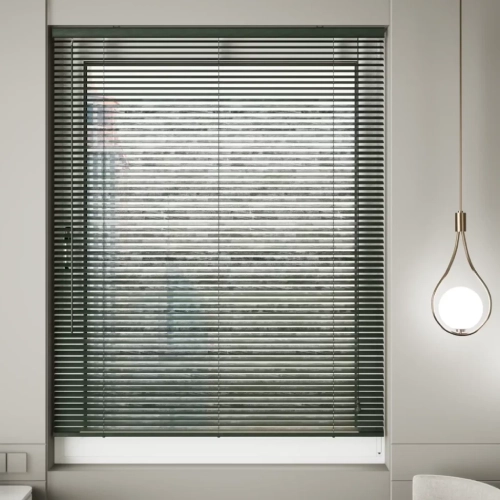 Green Classic Wooden Venetian Blinds scaled