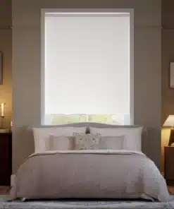 Tamlin Blackout Faux Suede Chalk Roller Blind