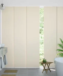 Titan Blackout Bone White Panel Blind