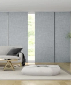 Titan Blackout Harbour Grey Panel Blind