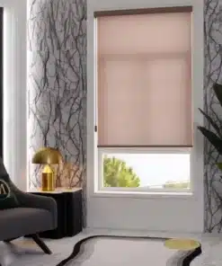 Turin Blackout Woven Linen Roller Blind