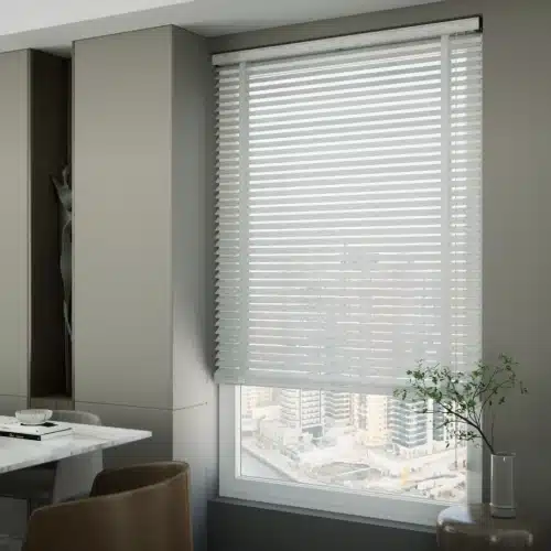 White Biowood Wooden Venetian Blinds - Image 2