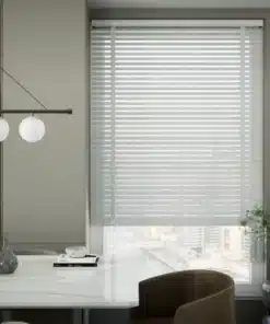 White Biowood Wooden Venetian Blinds