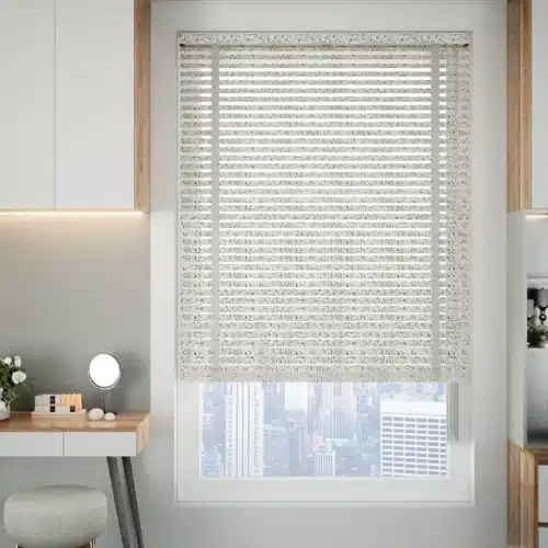 White Wooden Venetian Blinds scaled