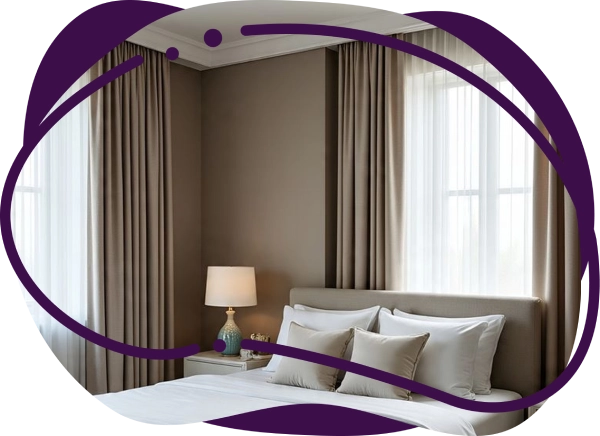Bedroom Curtains in Dubai