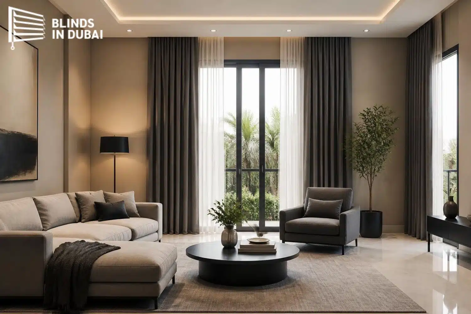 Green Curtains for a Natural Touch