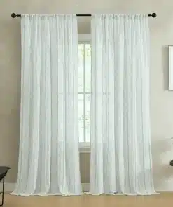 Sheer Charcoal Stripe