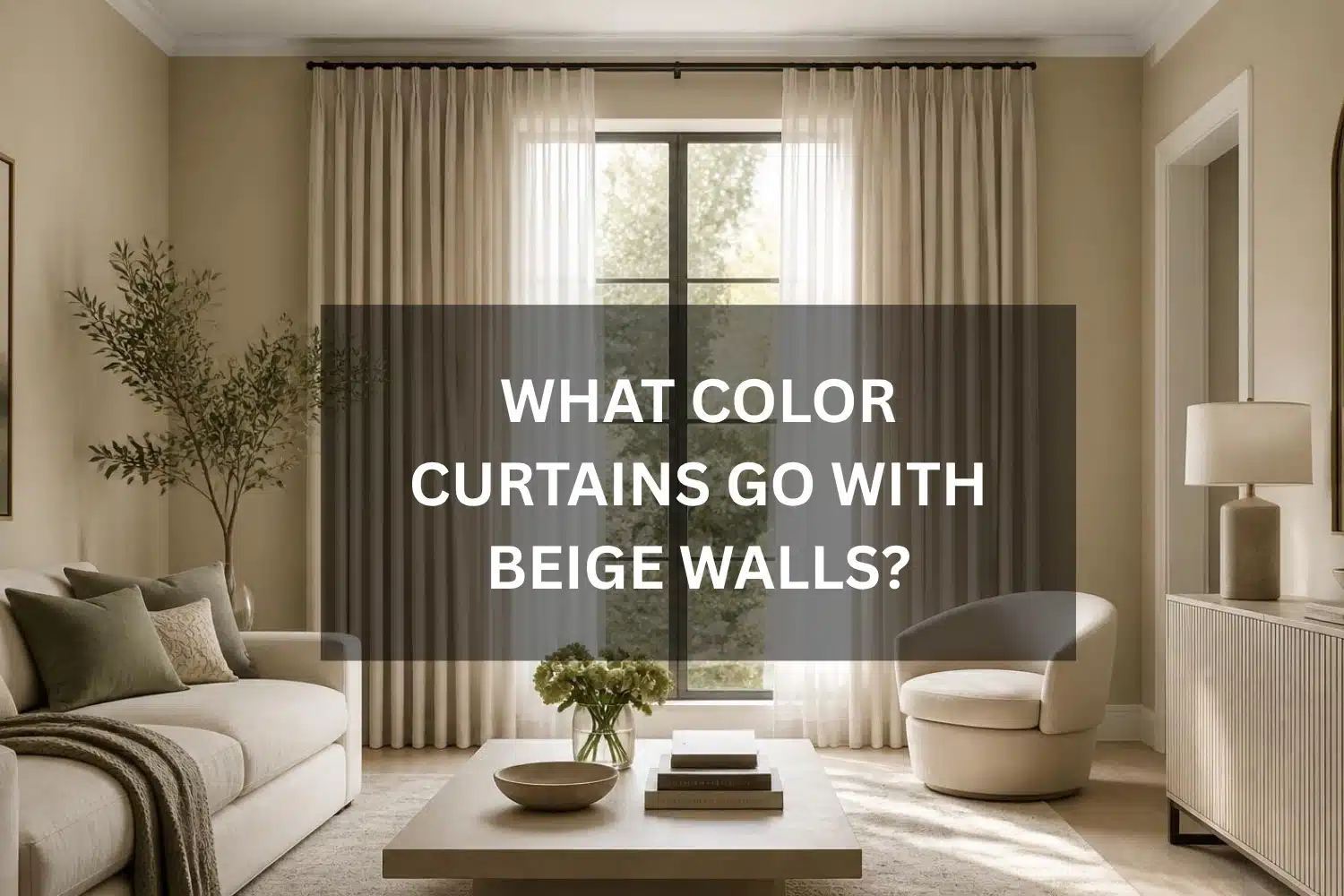 What Color Curtains Go With Beige Walls