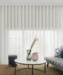 White Ribbed Sheer